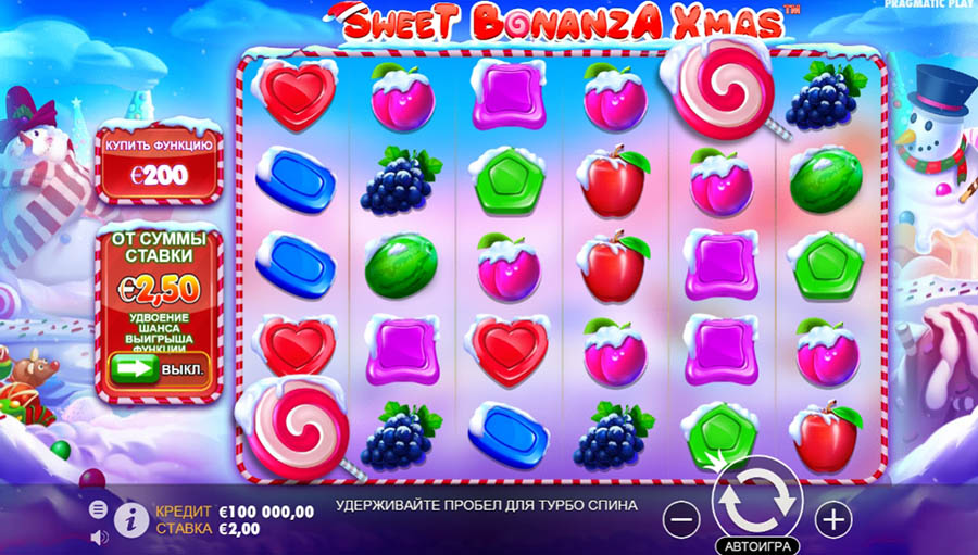 Слот Sweet Bonanza Xmas от Pragmatic Play