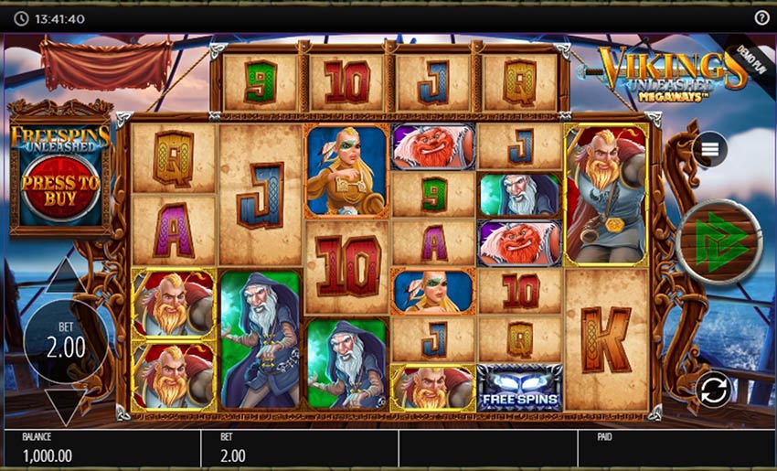 Слот Vikings Unleashed Megaways от Blueprint Gaming
