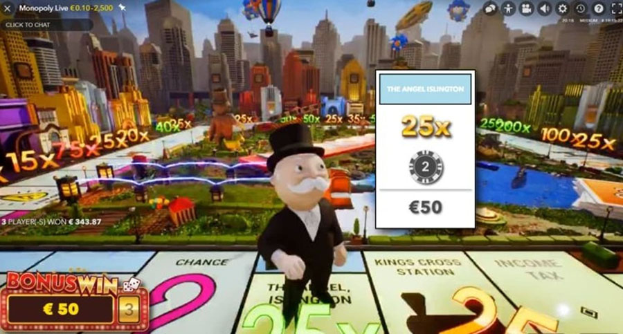 Бонуска в Monopoly