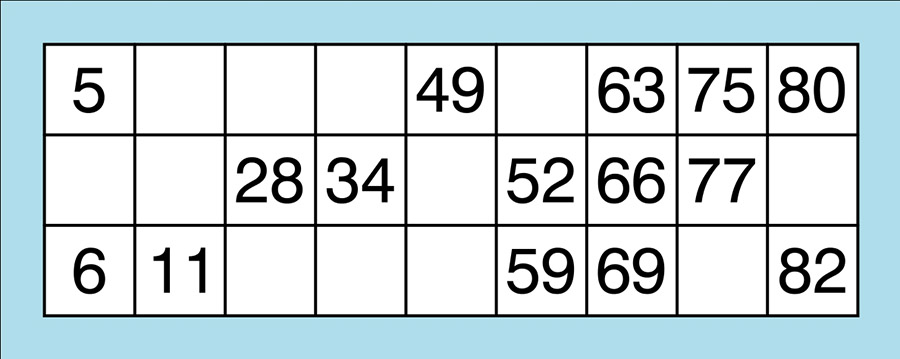 Британская версия Bingo
